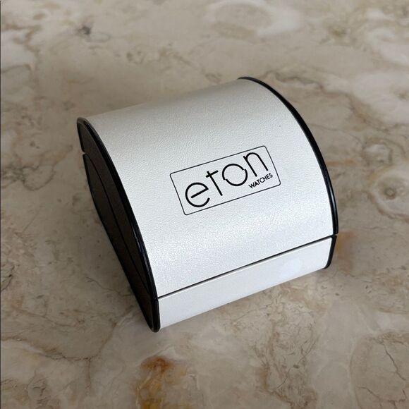 NWOT Eton Wristwatch Oval Dial Crystal Embellished in Box - Picture 9 of 10